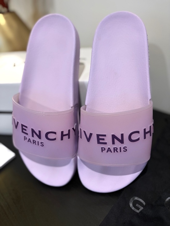 Givenchy Shoes - Authentic Givenchy Paris Lilac Slide Sandals-Size 39
